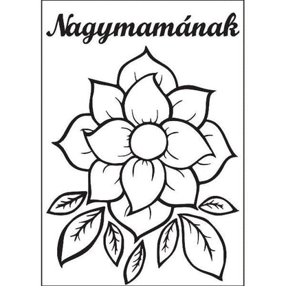 Mother's Day sand art kit with flower template for creativity.