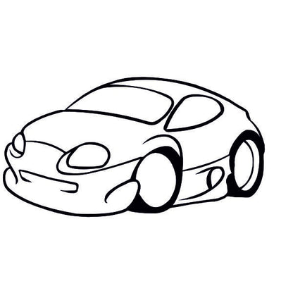 Car sand art kit featuring A4 template image.