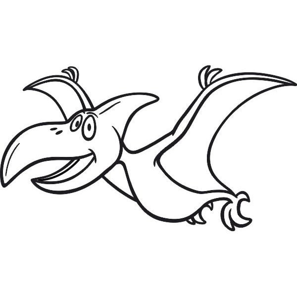 Ősidő állatai homokkép csomag, A4 sablon pterodactylus kép homokfestéshez.