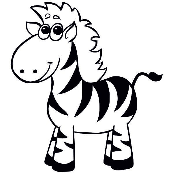 Cute zebra illustration for Afrika állatai homokkép set.