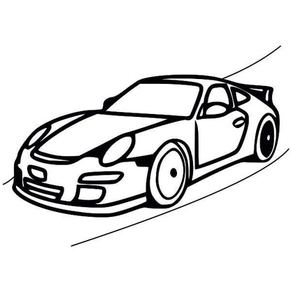 A4 car sand art template from the Autók homokkép csomag for creative kids' activities.
