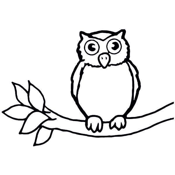 Owl sand art template for creative kids' activity.