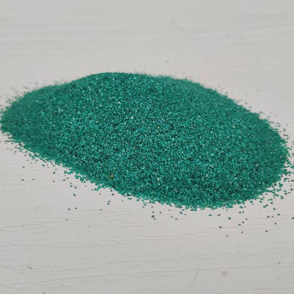 Dekorhomok menta color quartz sand, grain size 0.4-0.8 mm, 30 g.