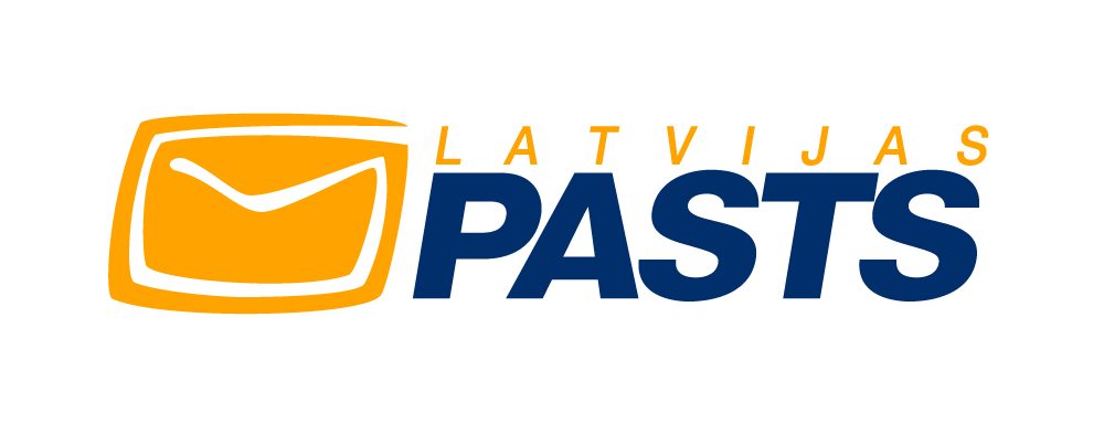 Latvijas Pasts delivery logo.