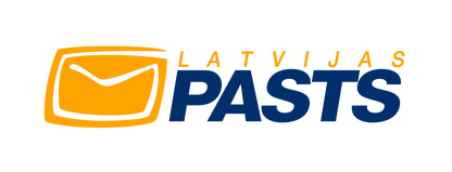 Latvijas Pasts delivery logo.