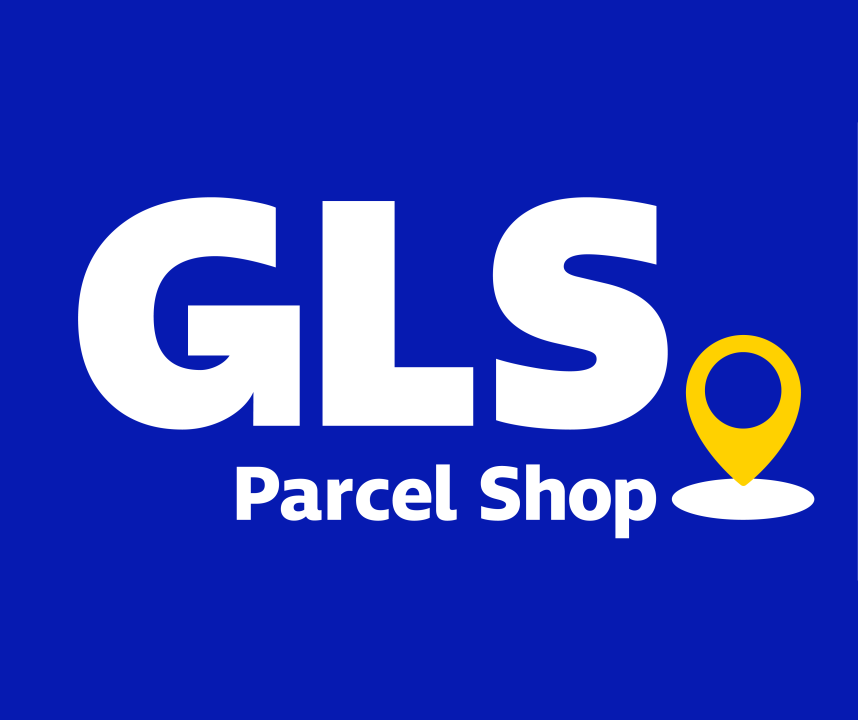 GLS Parcel Shop logo for delivery services.