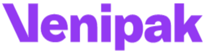 Venipak logo for delivery services.