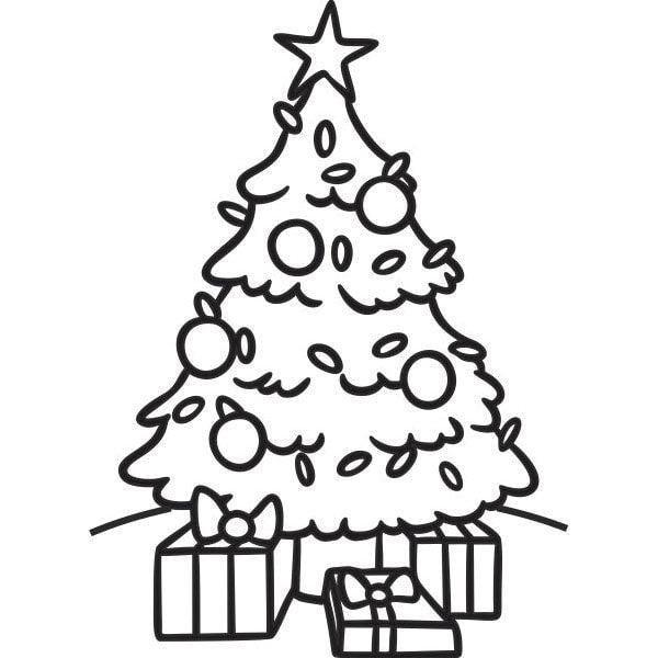 Christmas tree sand art kit outline for Karifa homokkép activity.