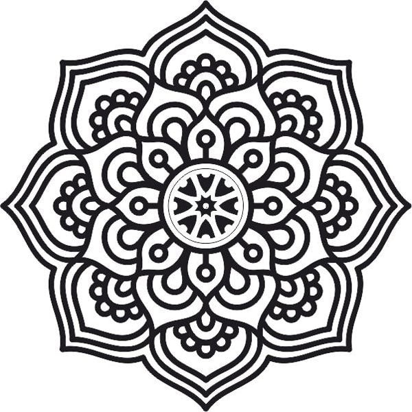 Mandala homokkép csomag, A4-es sablonnal, kreatív homokfestéshez.