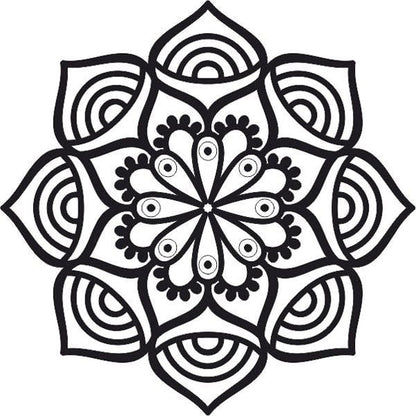 Mandala homokkép csomag sablonkép A4-es méretben.