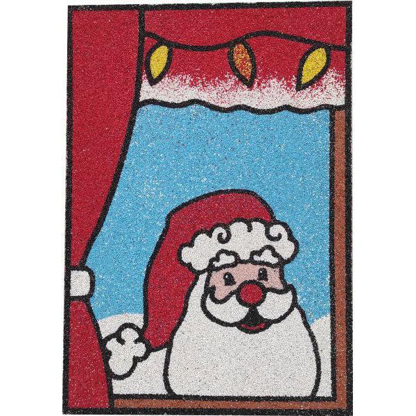 Mikulás homokkép ablakban kreatív festés készlet gyerekeknek.