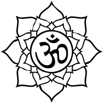 Ohm homokkép stencil design for sand art activities.
